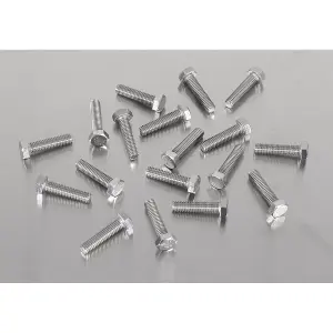 Sealey Stainless Steel Set Screw Din 933 M6 x 25mm 1.00mm Pitch 50 Pieces S625S