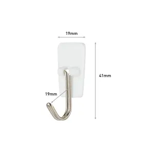 3M Command Small White Coat & hat Wire hook (Holds)225g