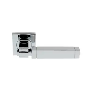 Serozzetta Cube Latch Hand Door Handle Polished Chrome