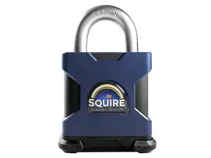 Squire SS65S Stronghold 65mm Solid Steel Padlock with CEN5 Security Rating for Ultimate Protection