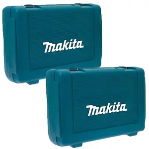 2x Makita 18v Combi / Impact Driver Tool Storage Case Toolbox BDF343 DHP453