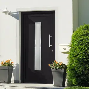 Fechteler Front Door Anthracite / Right Handing / 200cm H x 98cm W x 7cm D