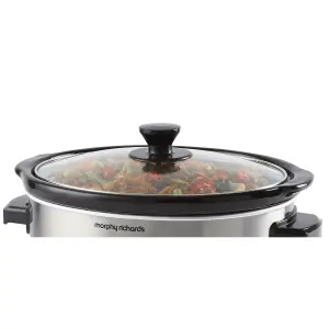 Morphy Richards 461013 Slow Cooker 6.5 L, Ceramic Pot, Dishwasher Safe