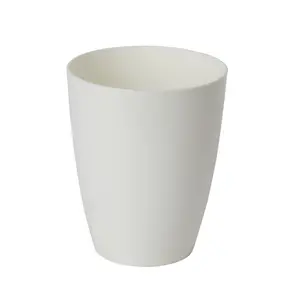 Verve Orchid White Plastic Plant pot (Dia) 13.1cm, (H)16cm, 1.5L