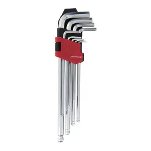 Silverline Expert Hex Key Ball End Set 9Pce