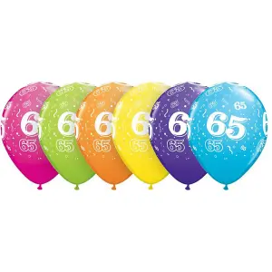 Qualatex 11in 65 orted Latex Balloon (Pack Of 25) orted (One Size)