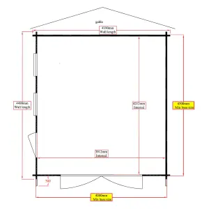 Shire 13x12 Bradenham Wooden Garage - Assembly service included