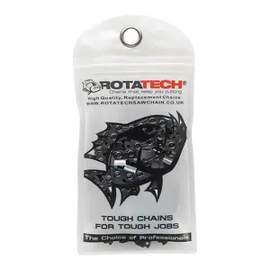 14" 35cm Rotatech Chainsaw Chains. 3/8" LP Pitch, 0.43" Gauge, 50 DL Drive Links