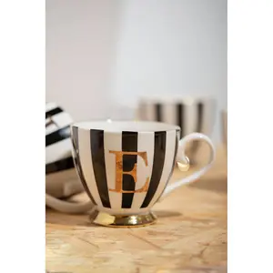 Maison by Premier Mimo Duchess E Letter Monogram Mug