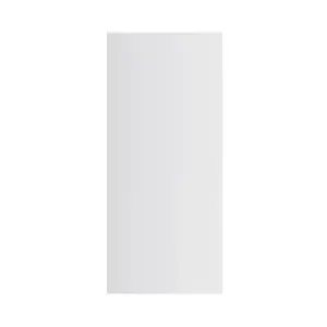 GoodHome Garcinia Gloss light grey slab End panel (H)720mm (W)320mm