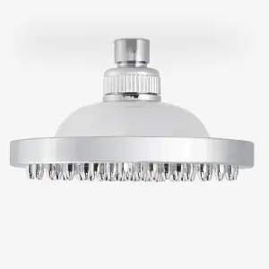 Nes Home 150mm Chrome Round Overhead Swivel Rain Waterfall Shower Head Kit