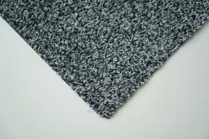 Non Slip Absorbent Dirt Trapper Entrance Door Mats Silver Grey 50x80 cm