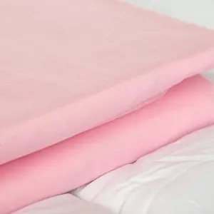 Just So Home Microfibre Bed Sheet SET Soft Touch Bedding (Pink, Double)