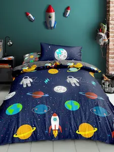 Space Single Duvet Cover and Pillowcase Set