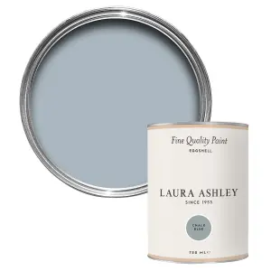 Laura Ashley Chalk Blue Eggshell Emulsion paint, 750ml