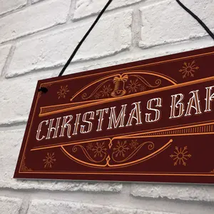 Christmas Decoration For Bar Home Bar Pub Sign Home Decor Family Christmas Gift