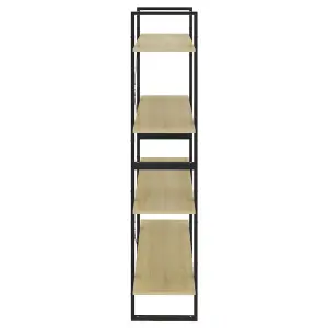 Berkfield 4-Tier Book Cabinet Sonoma Oak 100x30x140 cm Engineered Wood