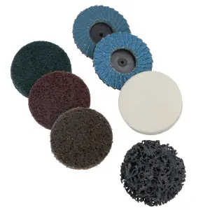 9pc Sanding & Prepping 2 Pads Buffer Buffing Stripping Flap Discs Rotary