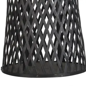 Beliani Boho Lantern MACTAN Wood Black