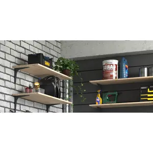 Shelving Unit Part, Laminated Shelf Board Pre-Sanded Pine 173cm x 25cm