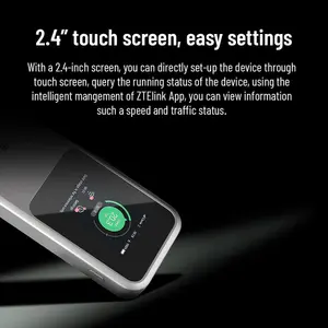 ZTE MU5120 5G x Pre-Loaded 24GB "Plug & Play" Three Data SIM Portable Unlocked Travel Wi-Fi Hotspot