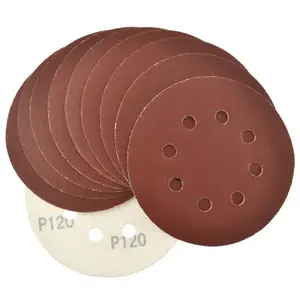 Hook/Loop Sanding Abrasive Discs Orbital DA Palm Sander 125mm 120 Grit 20 Pk