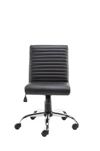 Lane Office Chair with Wheels in Black