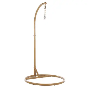 Hanging Chair with Stand ALBA PE Rattan Natural