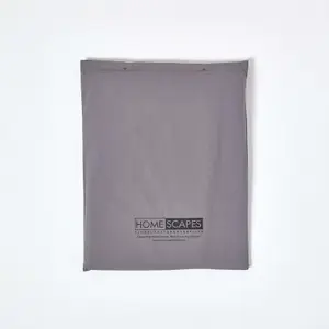 Homescapes Dark Grey Egyptian Cotton Fitted Sheet 200 TC, Single