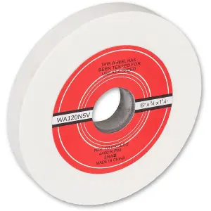 Axminster Workshop White Grinding Wheel 150mm x 20mm 120G