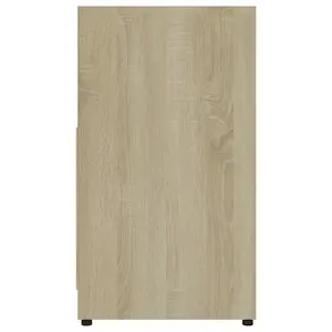 Berkfield Bathroom Cabinet Sonoma Oak 60x33x61 cm Engineered Wood