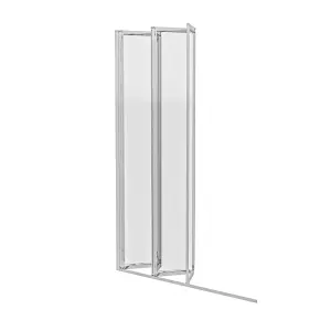 Nes Home Parga 4 Folding Glass Panel Door Bath Shower Screen