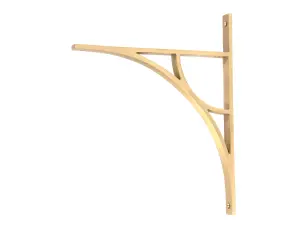 Satin Brass Tyne Shelf Bracket (314mm x 250mm)