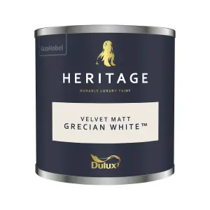 Dulux Heritage Velvet Matt - 125ml Tester Pot - Grecian White