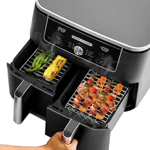 SPARES2GO Grill Shelf Racks Compatible with Instant Vortex Plus 7.6L Air Fryer (+ 4 Skewers)