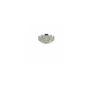 Luminosa King  3 Light Indoor Small Flush Light Chrome, G9