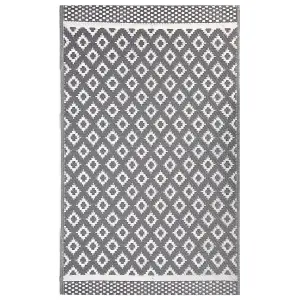 Outdoor Area Rug 120 x 180 cm Grey THANE