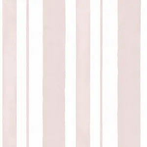 Shabby Chic by Rachel Ashwell Watercolour Stripe Pink Stipped Wallpaper