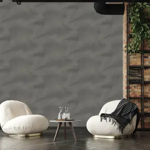 Galerie Air Collection Grey Dunes Effect Sheen Textured Wallpaper Roll