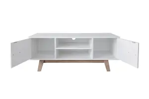 Birlea Shard TV Unit In White 50"