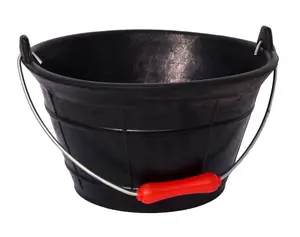 Red Gorilla Tyre Rubber™ Feed Bucket 10L / Black