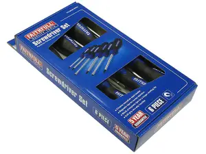 Faithfull Boxed Soft Grip Screwdriver Set, 6 Piece FAISDSET6PRO