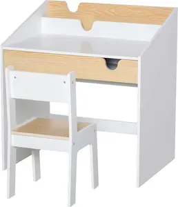 Playful Haven White Kids Desk And Chair Set