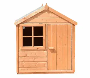 Playhut 4 x 4 Feet Single Door with One Opening Window Playhouse