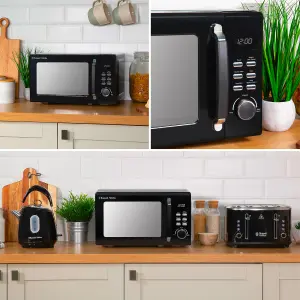 Russell Hobbs Microwave 20 Litre 800W Stylevia Digital Black RHM2026B