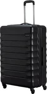 Featherstone 4 Wheel Hard Large Suitcase - Black