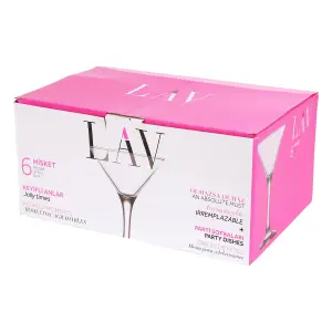 LAV - Misket Martini Glasses - 175ml - Pack of 6