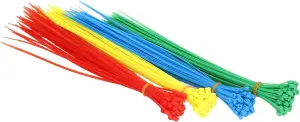 300pcs Assorted Cable Ties Plastic Zip Tie Wraps Nylon Cables Self Locking Mechanism