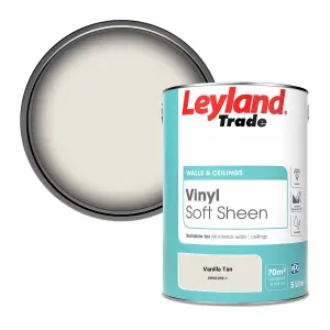 Leyland Trade Vinyl Soft Sheen Walls & Ceilings Emulsion Paint Vanilla Tan (PPG1202-1) - 5L