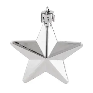 Star Christmas Tree Topper (Set of 6) Silver